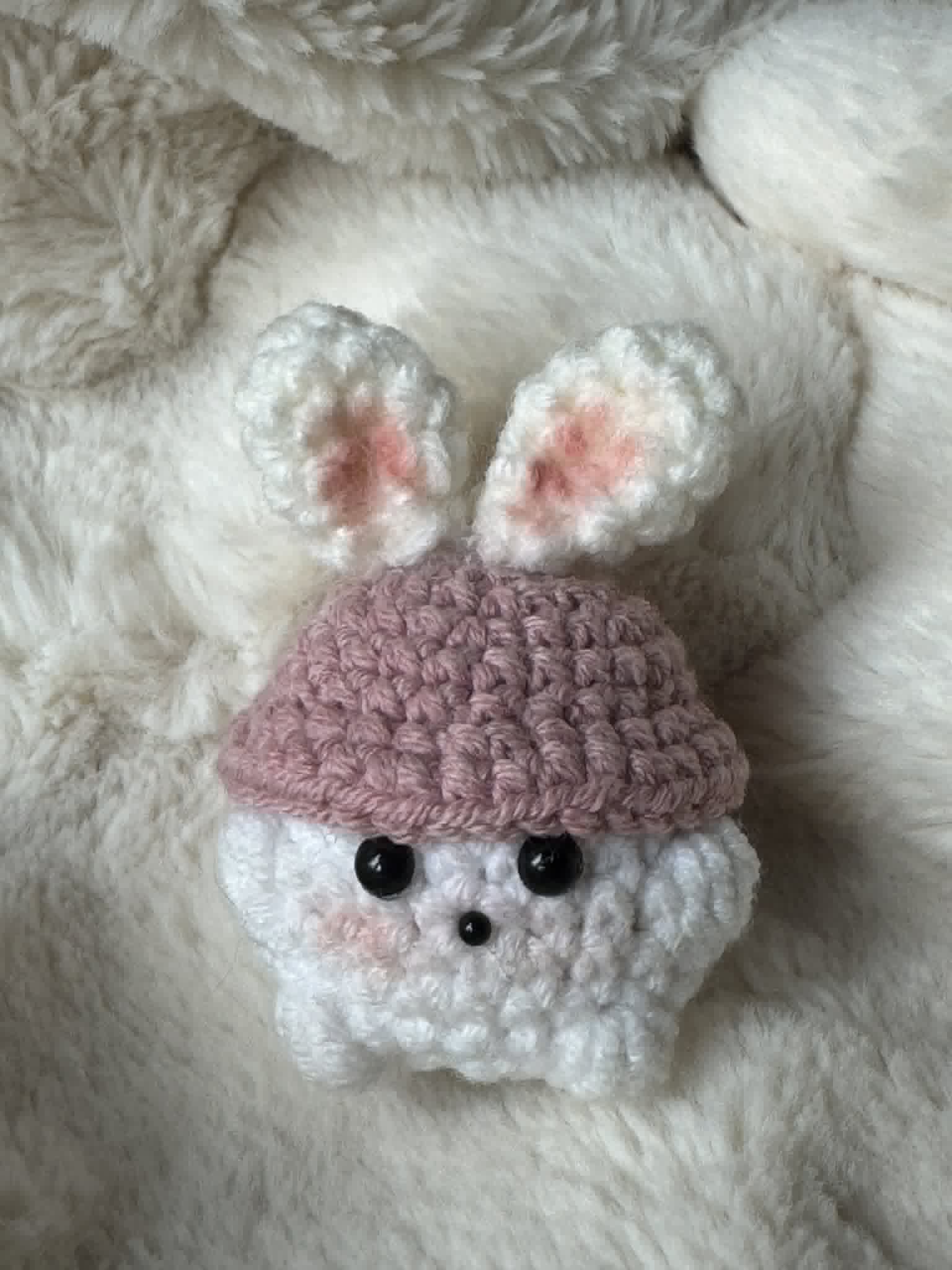 Mũ hồng tai thỏ  dịu dàng🐰